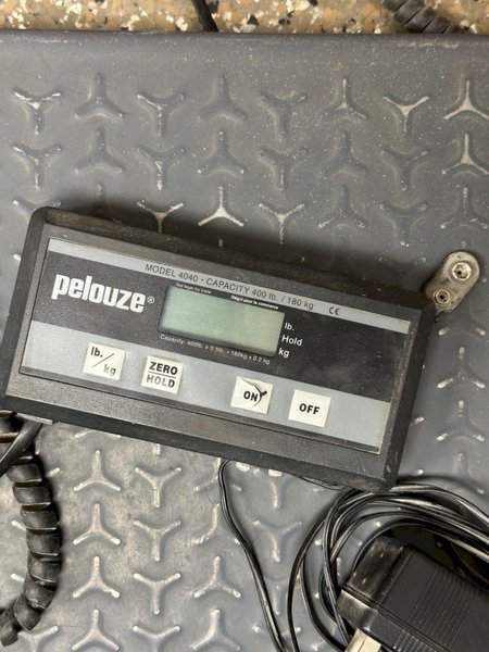 PELOUZE MODEL 4040UL DIGITAL MATERIAL HANDLING SCALE: STOCK# 21917