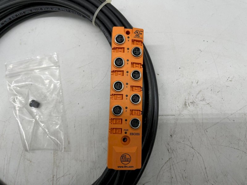 32&#039; IFM EFECTOR MODEL EBC055 SPLITTER BOX WIRING BLOCK, ZDO8F039MSS0010H10: STOCK #16020
