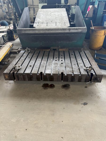 84&quot; x 54&quot; x 8-1/2&quot; T-SLOTTED BOLSTER PLATE. STOCK # 1099725