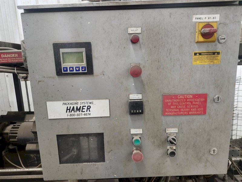 Hamer 2080 Automatic FFS Bagging Line, 2001 – Form Fill Seal, Hot Knife Sealer