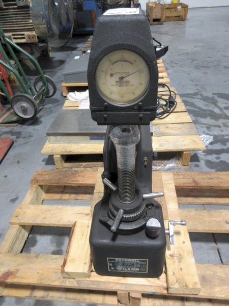 Rockwell Model 3 YS Superficial Hardness Tester with Weights and Anvil Attachments- Auction Item