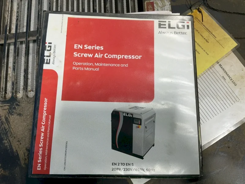 ELGI EQUIPMENTS LIMITED 5.5 KW SCREW AIR COMPRESSOR  -  EN5-125