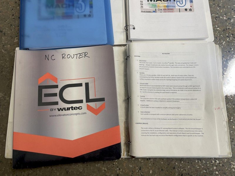 60&quot; x 120&quot; PRECISION AUTOMATION  PA 1000 CNC ROUTER: STOCK #14758