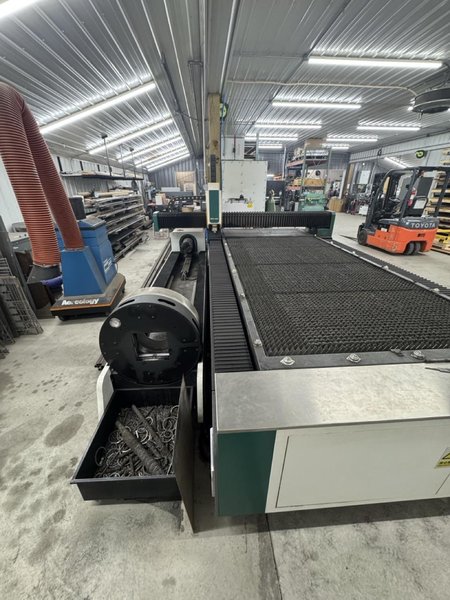 3,000 Watt Oree OR-FH3015T3 Fiber Laser Cutter, 2021 – 5′ x 10′ Table, Dust Collector, Air Compressor