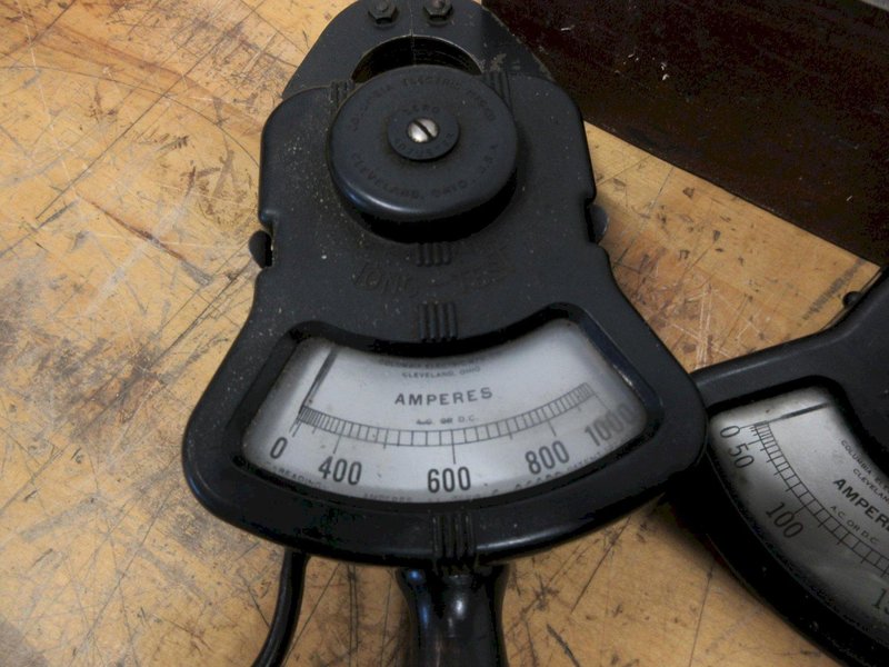 Columbus Electric Amp Meter with Interchangeable Heads, &amp; Weston Electric Large Amp Meter- Auction Item