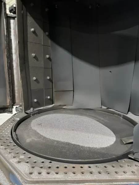 WHEELABRATOR SHOT BLAST TABLE  -  WMT-48 TABLE BLAST