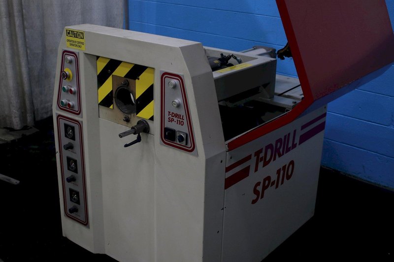 T-DRILL  MODEL #SP-110 TUBE END SPININING MACHINE: STOCK #74092