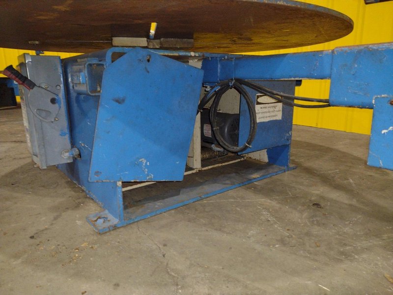 5,500 LBS X 48" AWC ACCRA WIRE CONTROLS MODEL #F-200AF HORIZONTAL PALLET TYPE POWERED DE-COILER REEL: STOCK #19270