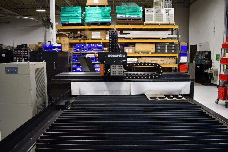 6′ X 12′ Komatsu TFP612-3 3 Series CNC Oxyfuel-Plasma Cutting System, 2023 –  Komatsu 300 Amp, Warranty