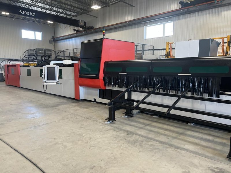 6000 watt Alpha Lazer Fiber Tube Laser, 2021