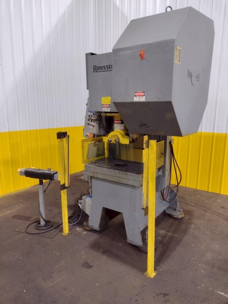 70 TON ROUSSELLE MODEL #G1-70 GAP FRAME STAMPING PRESS: STOCK #19518
