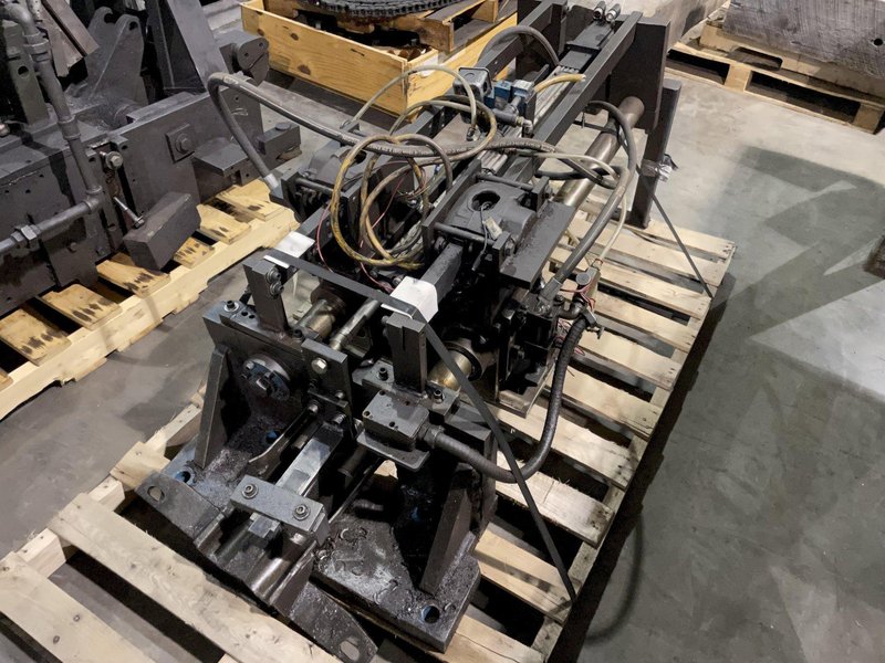 50,000 LBS x 38&#039; VAUGHN DOUBLE PULL/ SINGLE CHAIN DRAW BENCH: STOCK #13578