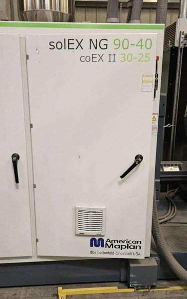 Battenfeld Helix II 630 VFI+FDC Pipe Extrusion Line, 2020 – solEx NG-90 Single Screw Extruder, Feeders, Vac Tanks, CoolTanks