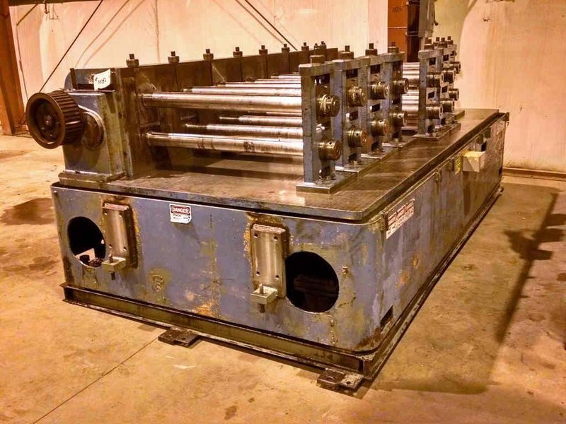 8 Stand 40.00&quot; x 3.25&quot; Michigan Roll Form Rollformer