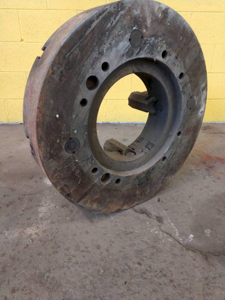 28&quot; SUMMIT 4 JAW WITH 12.5&quot;  HOLLOW SPINDLE LATHE CHUCK: STOCK #12930