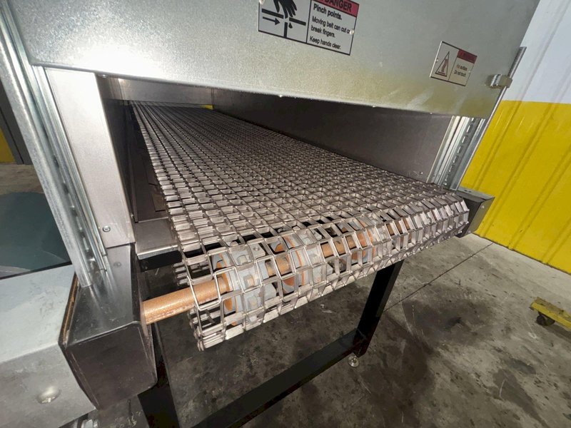 540 DEGREE X 24" W X 8" H INTEK ELECTRIC MESH CONVEYOR TYPE INFRARED OVEN, NEW IN 2020: STOCK #23213