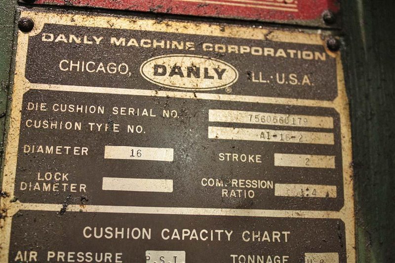 75 TON DANLY BACK GEARED OBI PRESS: STOCK #50690