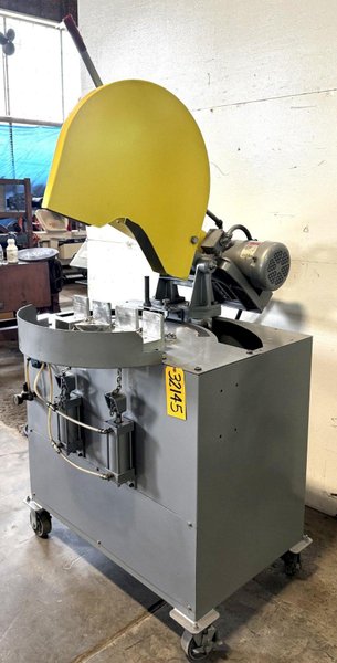 20"/22" Everett Abrasive Saw 20 DM 22, Double Miter, Air Vise, 10 HP
