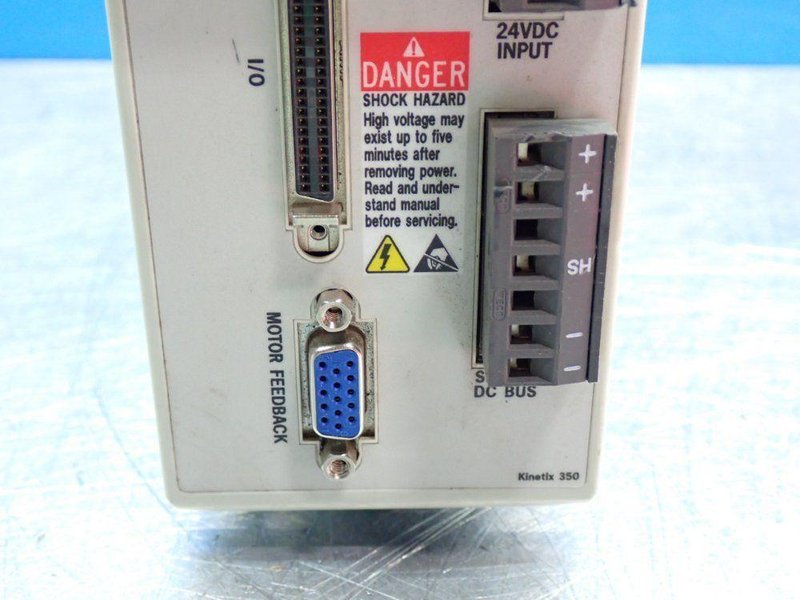 ALLEN BRADLEY 1.0KW, 2.0A OUTPUT, 2.7A INPUT KINETIX 350 SINGLE-AXIS SERVO DRIVE  -  2097-V34PR3-LM
