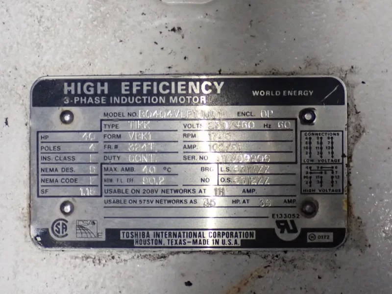 GARNDER DENVER 40 HP AIR COMPRESSOR