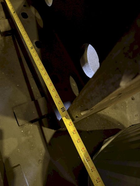 18" WIDE X 87" TALL ANLGE PLATE SET. STOCK #0548226