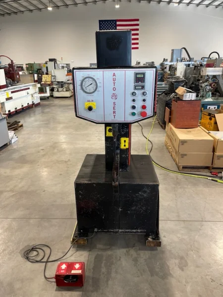 AUTO SERT # AS-7.5 Hydraulic Insertion Press 7.5 Ton USA #6681