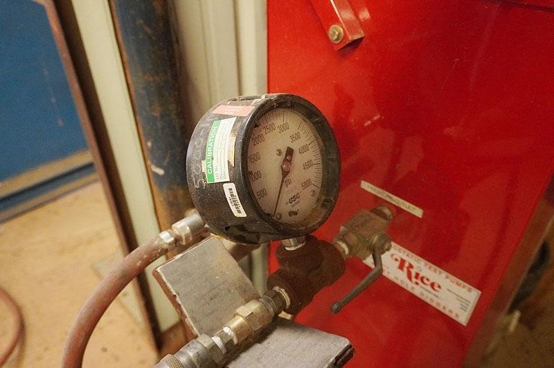 RICE HYDROSTATIC TEST PUMP:STOCK #17959