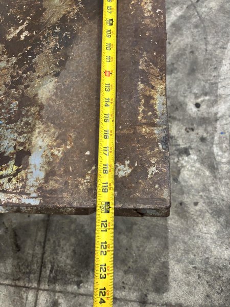 20,000 LBS (10 TON) x 120&quot; x 60&quot; STEEL WITH HARD TIRE TRANSFER CART CAR:  STOCK #23236