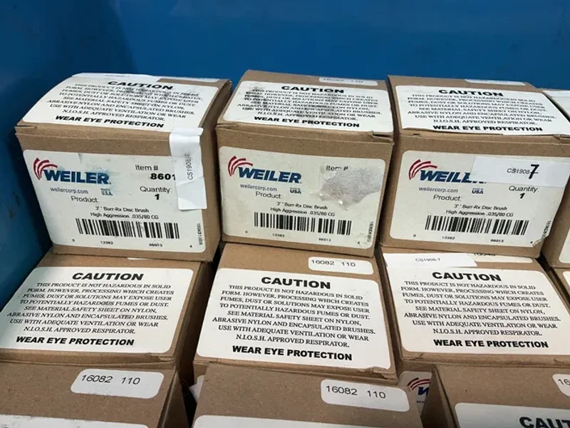 WEILER 3” BURR-RX DISC BRUSH   -  86013