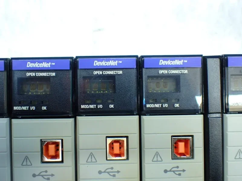 ALLEN-BRADLEY 13 SLOT CHASSIS W/PROCESSOR AND I/O MODULES  -  1756-A13