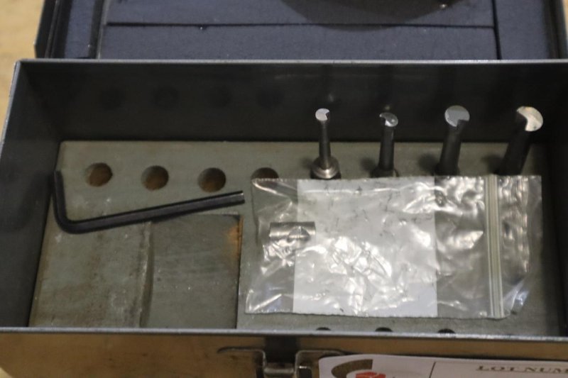 Bridgeport Offset Boring Head in Metal Case- Auction Item