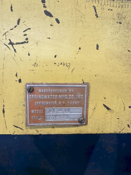 40 TON IRONCRAFTER MODEL 41-41 HYDRAULIC IRONWORKER. STOCK # 0559025.