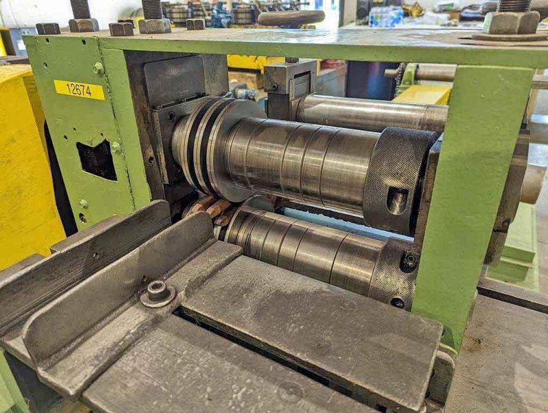 9" x 2.50" National Standard Slitting Line STOCK#3223