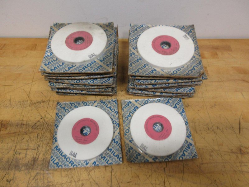 Cincinnati Milacron Surface Grinding Wheels | (20pcs) 7" x 1/2" x 1-1/4"  9A80-M6-VL **New In Packages**- Auction Item