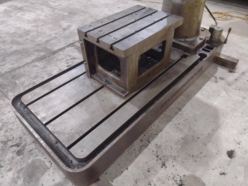 4&#039; X 13&quot; OOYA MODEL #RE2-1300A RADIAL ARM DRILL: STOCK #21178