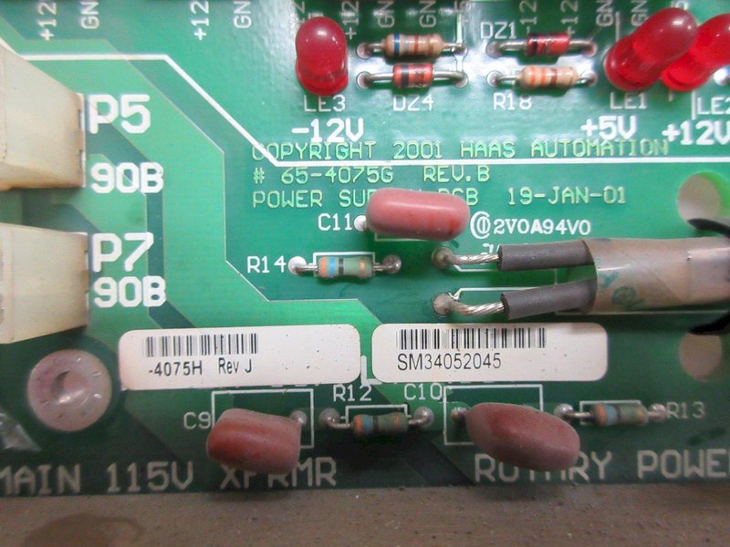 Used Haas PCB #65-4075H Rev. J Processor Board for Haas CNC Machines