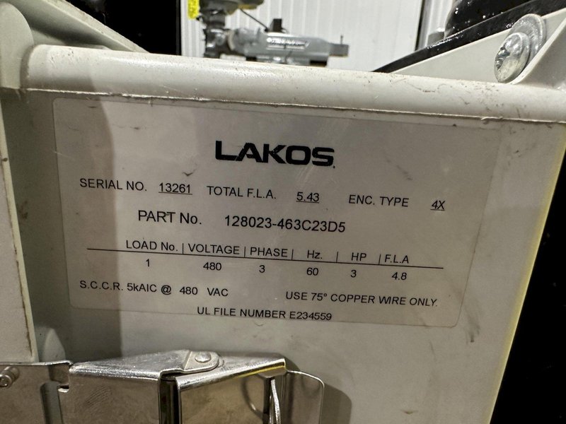 65 GPM X 3 HP LAKOS FILTRATION PUMP &amp; STRAINER: STOCK #21909