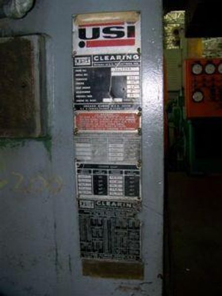 200 TON CLEARING 200 TON OPEN BACK INCLINABLE SINGLE CRANK PRESS