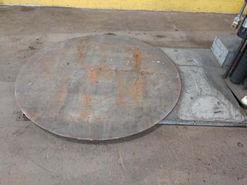 4000 LB X 48&quot; LIBERTY INDUSTRIES SERIES 500 PLUS ROTARY TABLE STRETCH WRAPPER