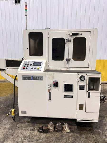 2.75" / 70 mm NISHIJIMA NISHIJIMAX MODEL #NHC070NC HIGH SPEED CIRCULAR COLD SAW, WITH ENTRY &amp; EXIT LOADING SYSTEM: YOBRO #24477