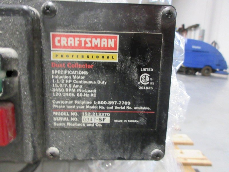 Craftsman 152.213370 Portable Dust Collector- Auction Item