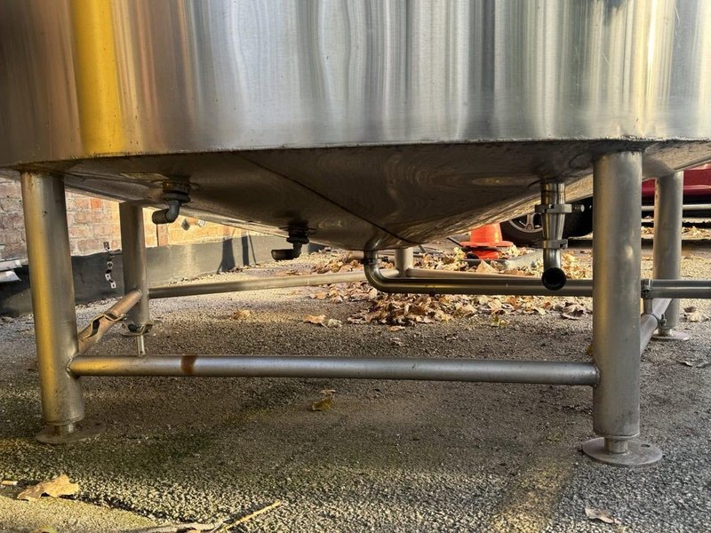 3,100 Gallon/100 BBLJV Northwest Stainless Steel Cold Liquor Tank