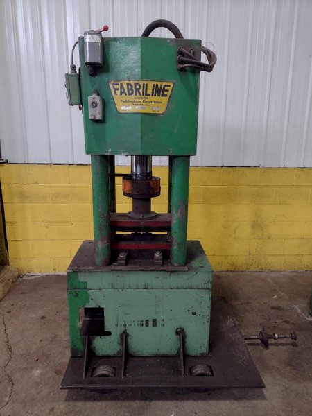 150 TON FABRILINE - PEDDINGHAUS MODEL #FS88 4-POST HYDRAULIC PRESS / PUNCH / SHEAR: STOCK #16358