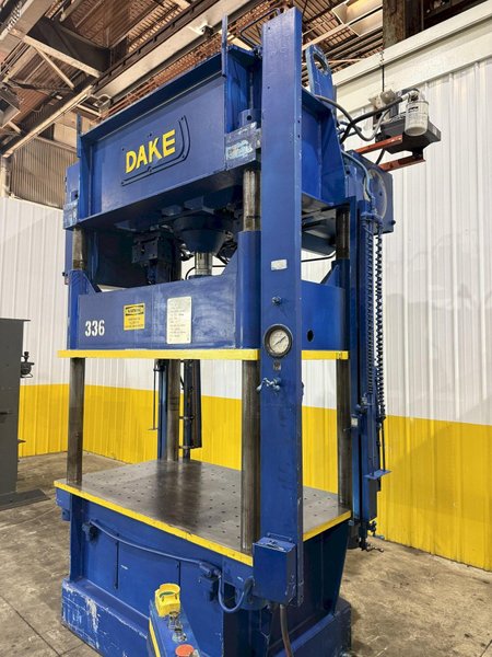 75 TON DAKE MODEL #18-558 HYDRAULIC 4-POST PRESS,  23&quot; STROKE: YOBRO #24094