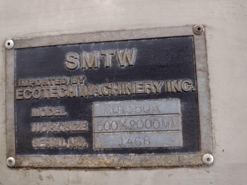 20" X 78" SMTW MODEL #MQ1350-A CYLINDRICAL HYDRAULIC GRINDER: STOCK #15031