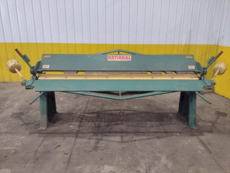 8' X 14 GAUGE NATIONAL MODEL #U6-9614 BOX &amp; PAN FINGER BRAKE: YOBRO #25800