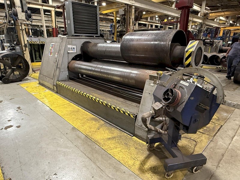 1.5" X 10' MG MODEL #EH-430/40 4-ROLL HYDRAULIC PLATE BENDING ROLL: STOCK #23768
