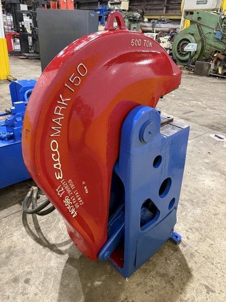 500 TON ESCO MODEL MARK-150 HYDRAULIC CABLE SWAGING PRESS: YOBRO #25199