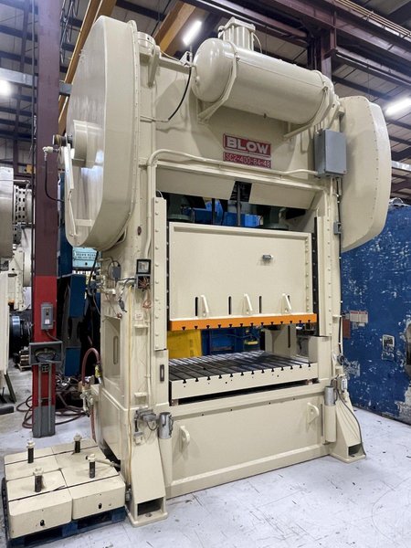 400 ton Blow SC2-400-84-48 Used Straight Side Mechanical Metal Stamping Press For Sale, Year 1989, RECONDITIONED!