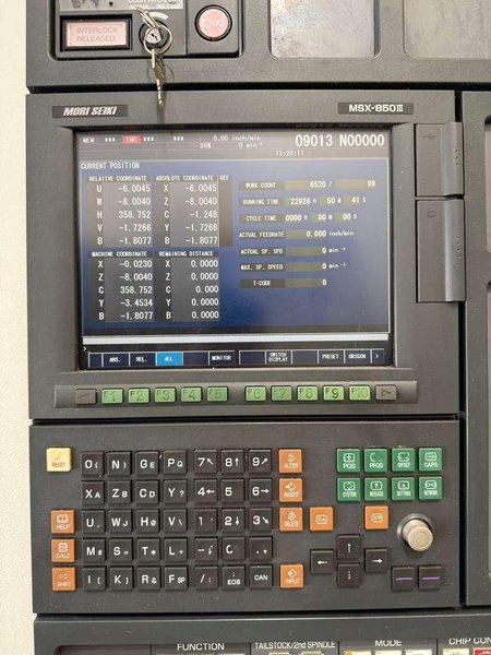 Mori Seiki NL-2000SY/500 CNC Turning Center – Sub Spindle, Y Axis, Bar Feeder Lathe